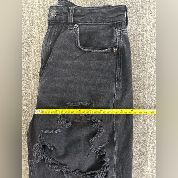 Distressed American Eagle Mom Jean Sz. 6-reg - Picture 10 of 11